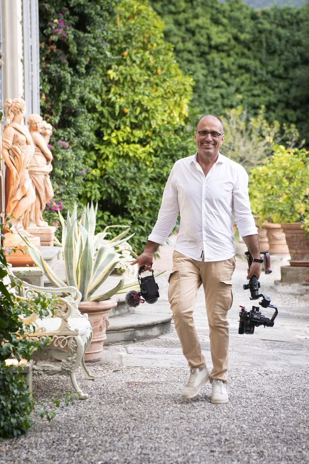Lo sposo nel giardino
