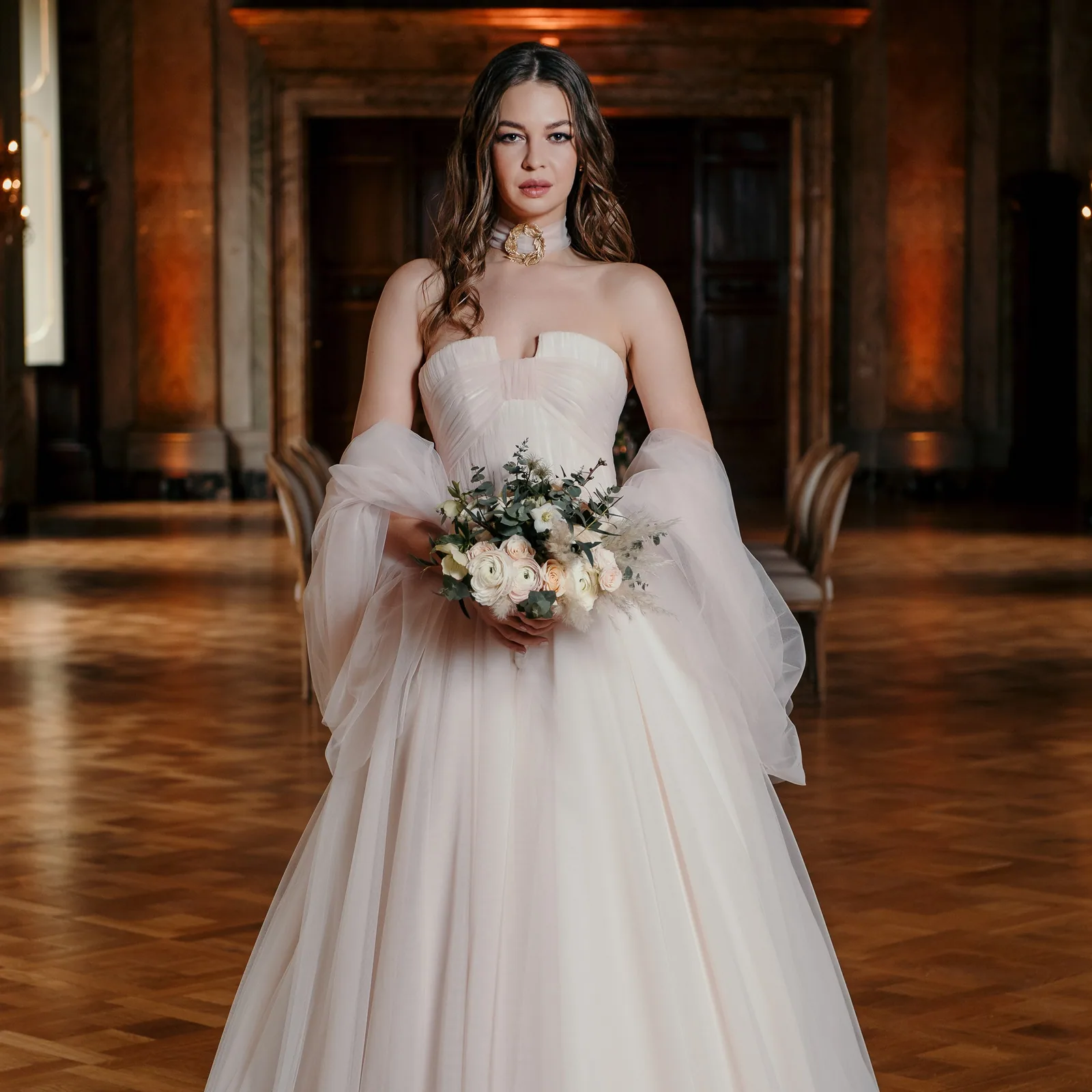 La sposa con il bouquet