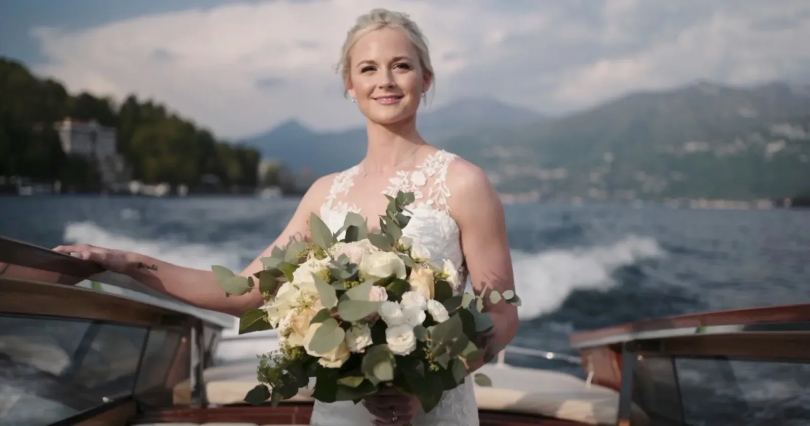 La sposa sul battello