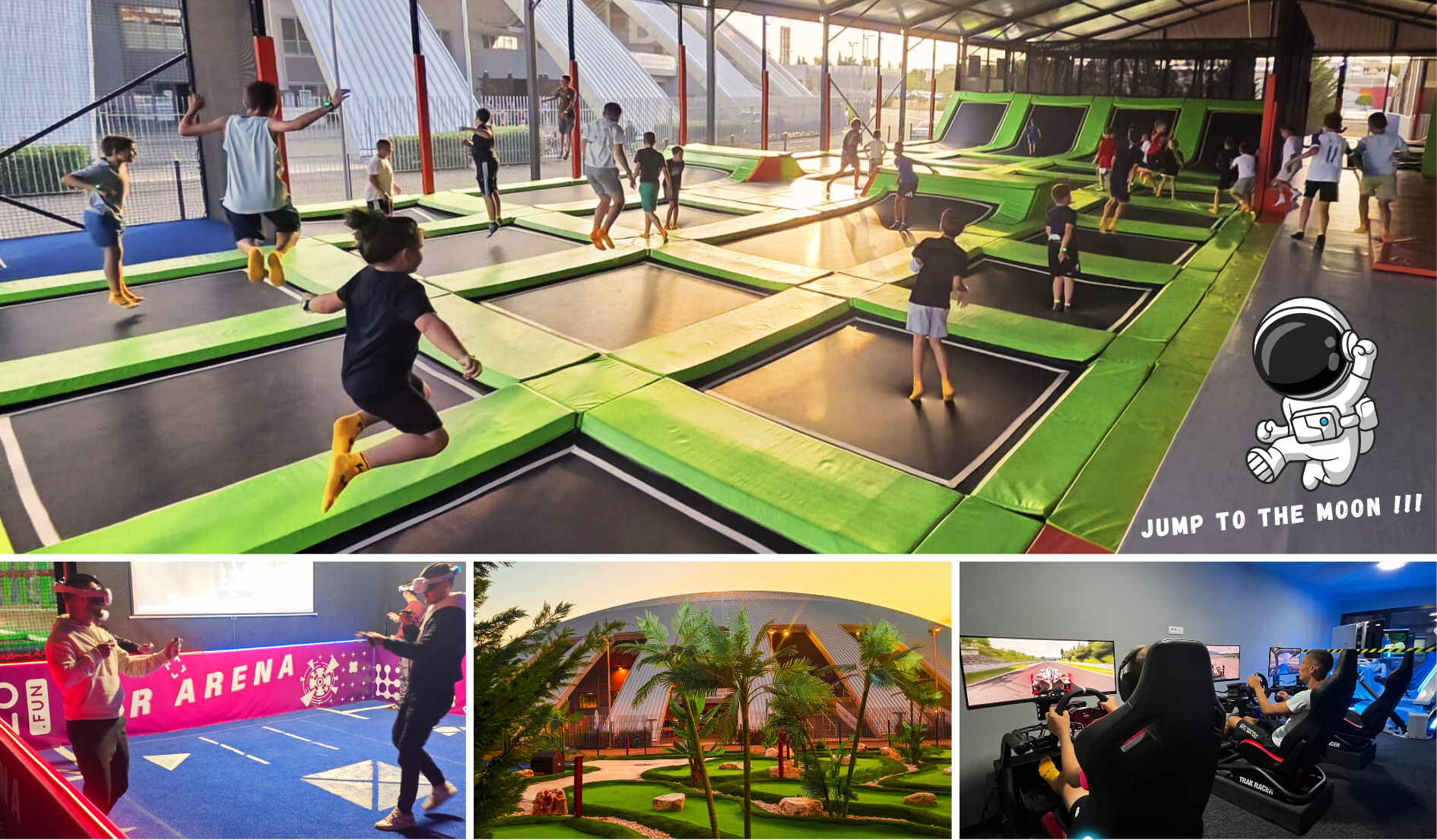 Moon Fun Dječji Rođendani Zadar | MOON FUN PARK - Trampolin Park, VR Arena, Sim ...