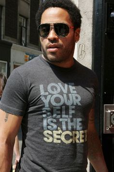 loss forget Terminology Love Yourself Is The Secret Tee Worn by Lenny Kravitz - Moonlight Tokyo Shop
