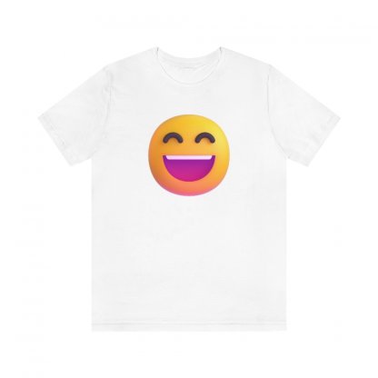 Grinning face with smiling eyes 3D T-shirt 4