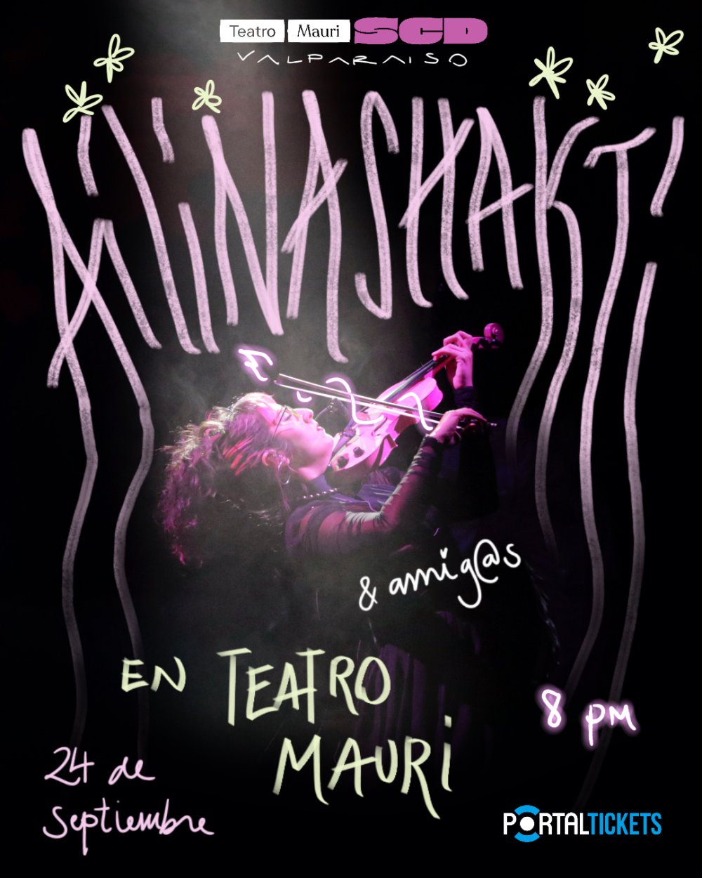 AILINASHAKTI EN TEATRO MAURI SCD, VALPARAISO