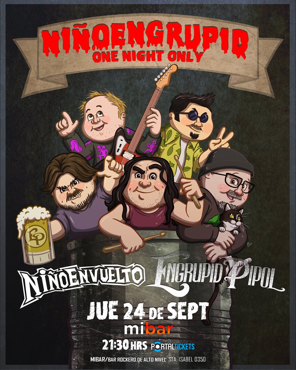 ENGRUPID PIPOL + NIÑO ENVUELTO EN MIBAR