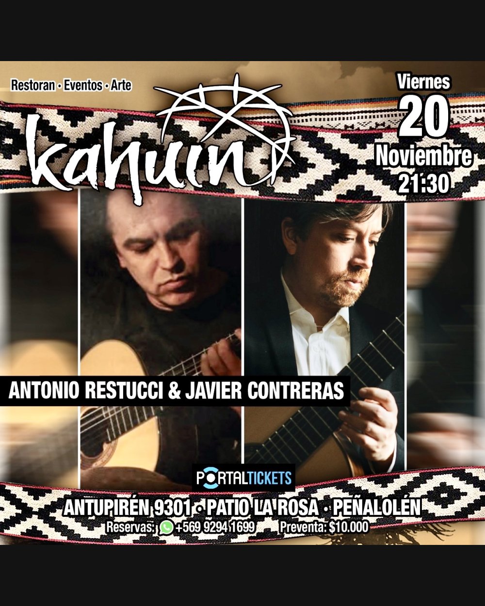 KAHUIN PRESENTA: ANTONIO RESTUCCI & JAVIER CONTRERAS