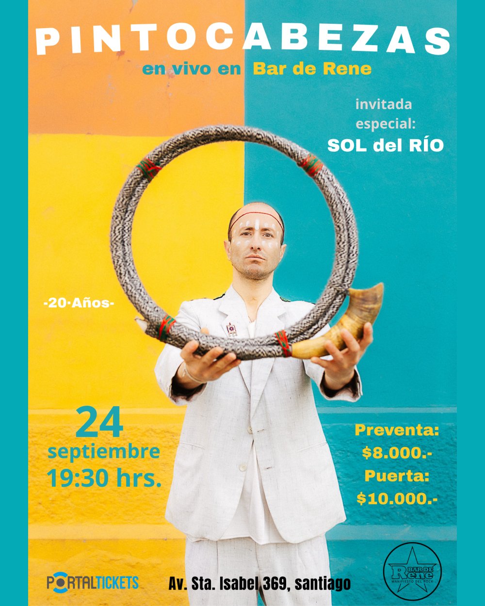 PINTOCABEZAS EN VIVO EN BAR DE RENÉ