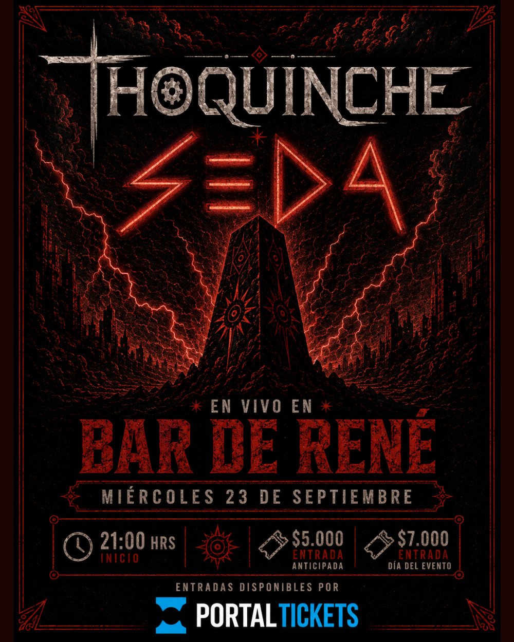 THOQUINCHE + SEDA EN BAR DE RENÉ