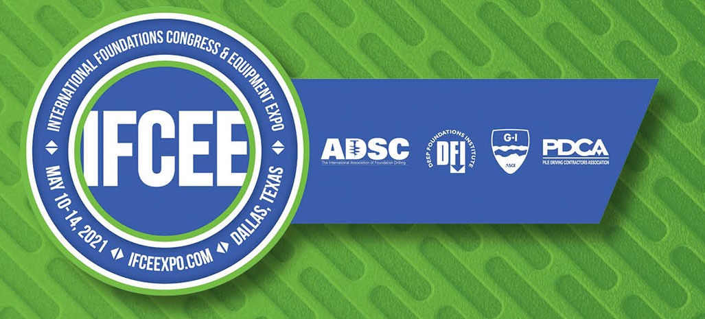 The banner to welcome you to International Foundations Congress Equipment Expo (IFCEE) 2021