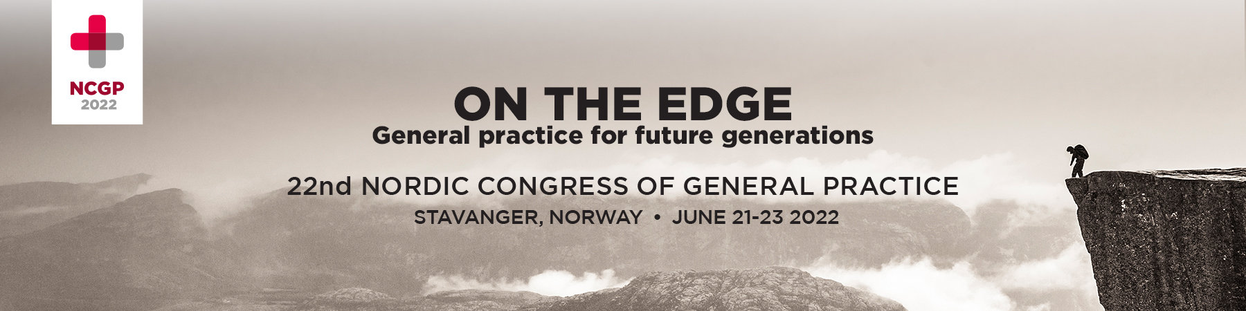 The banner to welcome you to 22nd Nordic Congress of General Practice