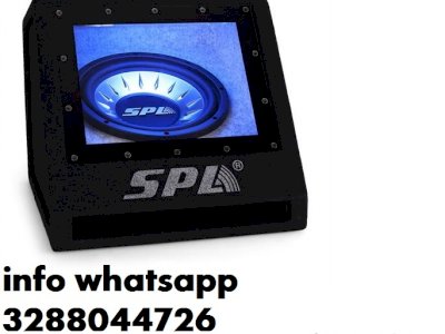 Spl subwoofer bassbox auto 500w 25cm con luce led