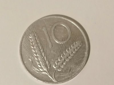 MONETA RARA DA 10 LIRE DEL 1981 DELLA REPUBBLICA ITALIANA