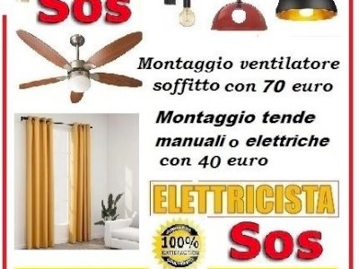 Elettricista lampadario e plafoniere Appia Tuscolana Roma 