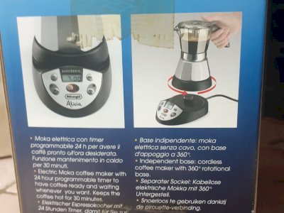 Caffettiera Moka Elettrica 2/4 Tazze