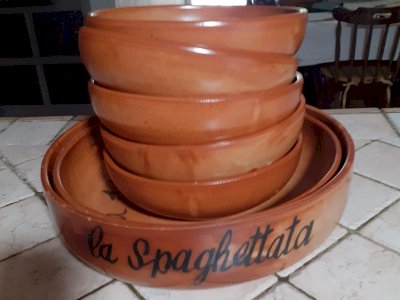 Piatti spaghettata in terracotta 