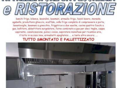 Nuova vendita fallimentare di attrezzatura pescheria e ristorazione