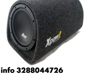 Subwoofer auto bass box 20 cm amplificato da 1200 watt max