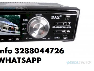 Stereo auto dax autoradio mp3 slot sd porta usb 45w