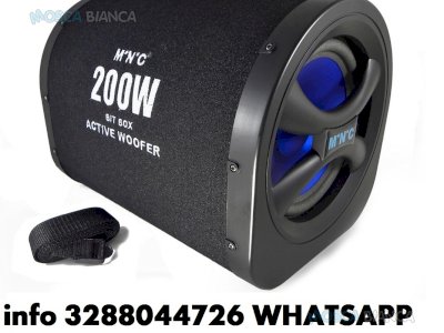 Subwoofer attivo amplificatore incorporato 200 wat 