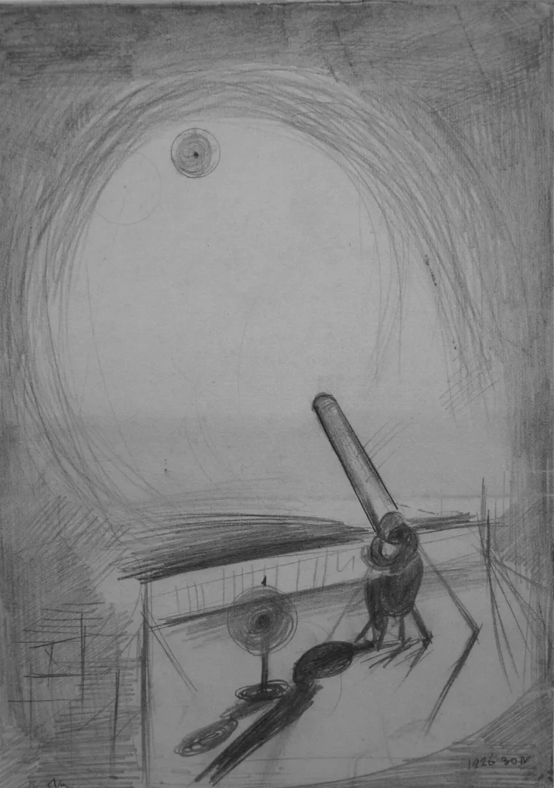 Соломон Никритин «Телескоп», 1920-е.