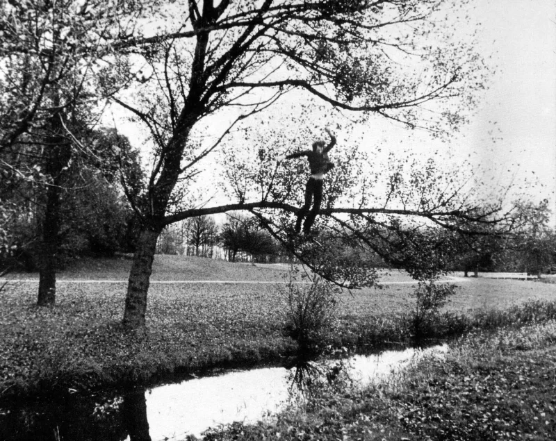 Бас Ян Адер  «Broken fall (organic)», кадр из фильма,  1971.