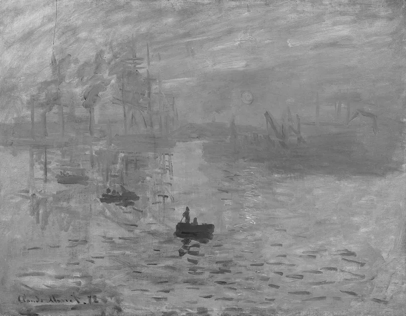 Клод Моне «Впечатление. Восход солнца», 1872.