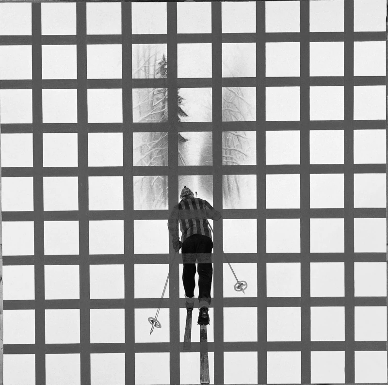 Эрик Булатов «Лыжник», 1971–1972. Предоставлено галереей «pop/off/art».