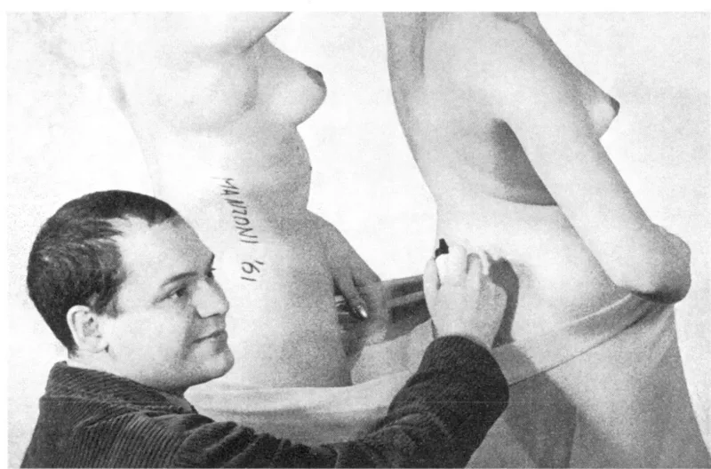 Пьеро Мандзони «Живые скульптуры», 1961.