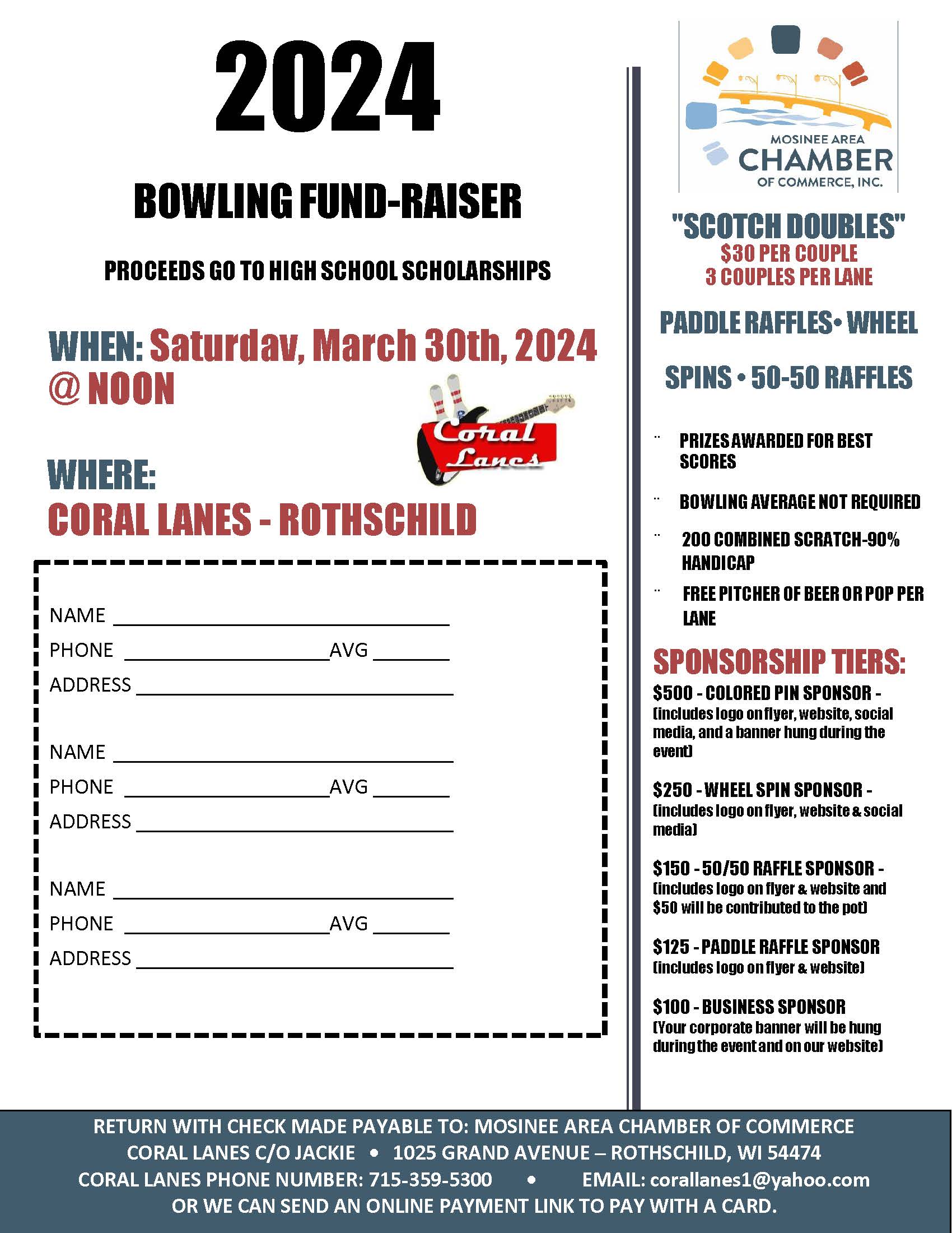 2024 Bowling Registration