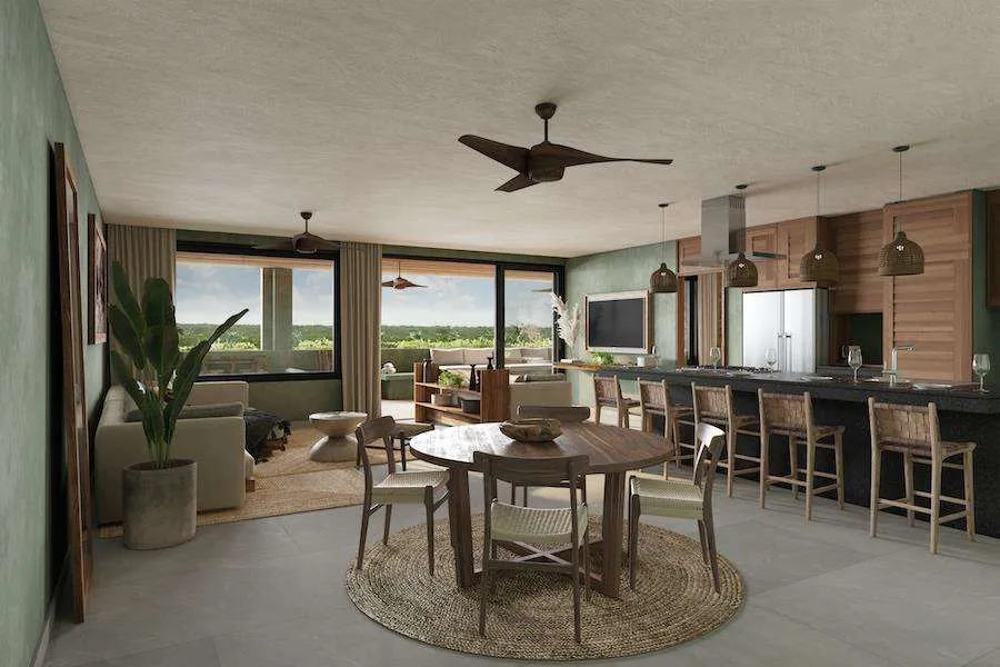 Oceanview 3 Bedroom Condo for Sale in Tulum 043A