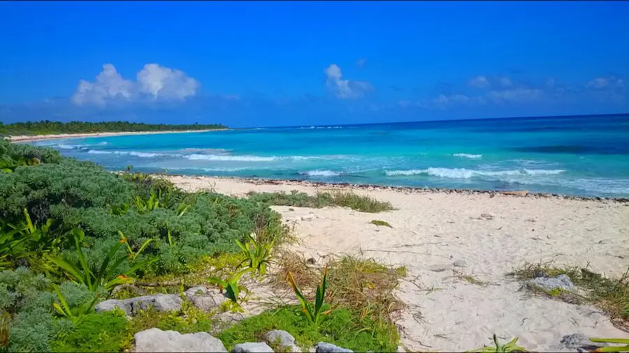 Xpu Ha, one of the most paradisiac beaches for real estate in Riviera Maya