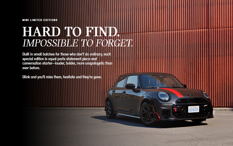 Front and side profile of 2026 Cooper S 4 Door