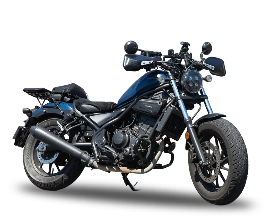 Rebel250(BOX仕様)を千住河原町ベースでレンタルする