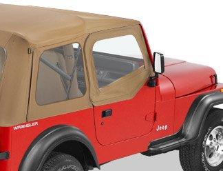 Bestop Soft Fabric Upper Doors 88 95 Jeep Wrangler Yj Spice 51780 37 Sold By Dan S House Of Speed Motoroso