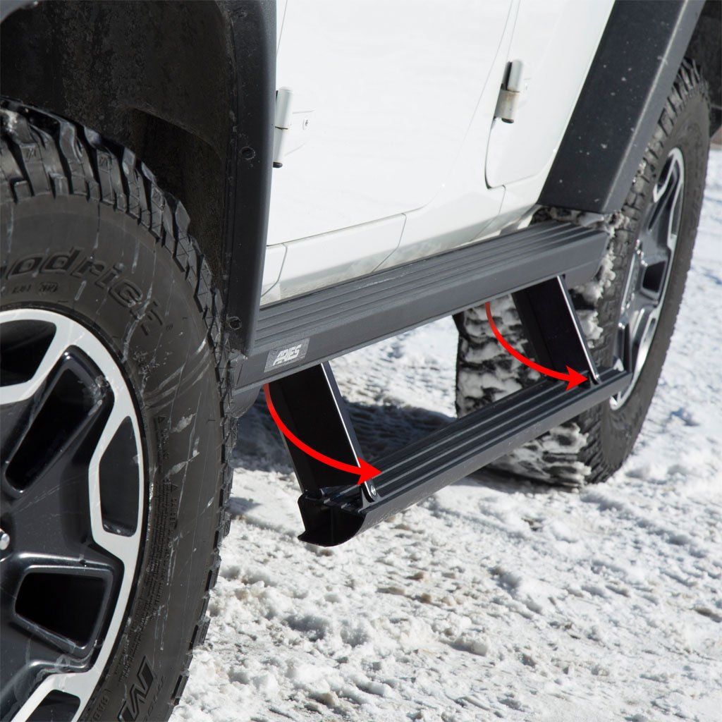 ARIES 3048923 ActionTrac 69.6" Powered Running Boards Fits 2021+ Ford Bronco 4-Door