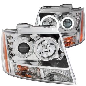 Anzo USA 111108 Projector Headlight Set w/Halo
