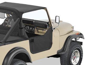 Bestop Soft Half Doors 80 95 Jeep Cj7 Wrangler Yj Black Crush 53038 01 Sold By Dan S House Of Speed Motoroso