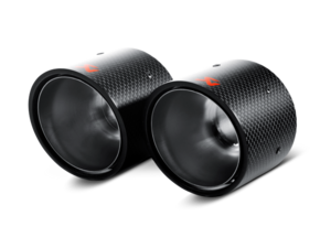 Akrapovic 07-14 MINI Cooper S (R56) / Cooper S Cabrio (R57) Tail Pipe Set (Carbon)