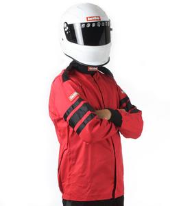 RACEQUIP Red/Black Stripe 3X-Large 111 Series Driving Jacket P/N 111018