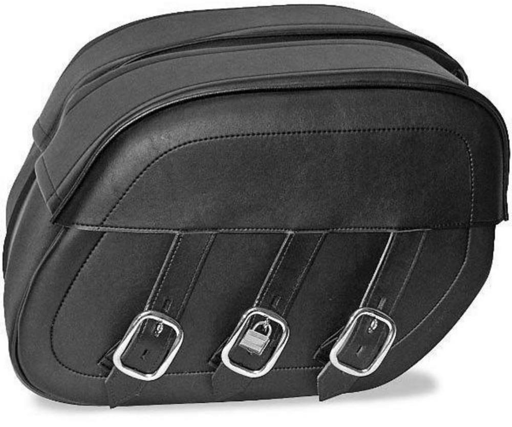 Saddlemen 3501-0232 Rigid-Mount Quick-Detach Slant Saddlebag