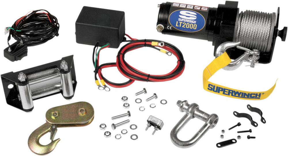 Superwinch 2000 LBS 12 VDC 5/32in x 49ft Steel Rope LT2000 Winch