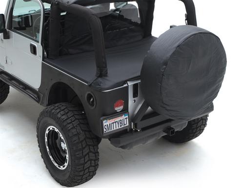 Smittybilt 761235 Tonneau Cover 07 16 Wrangler Jk Black Diamond Factory Soft Top Motoroso