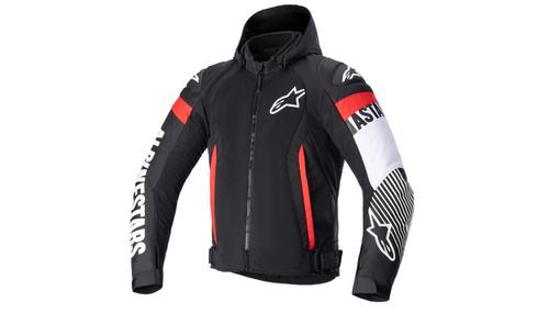 Alpinestars Zaca Air Jacket (XXXX-Large, Black/White/Red Fluo