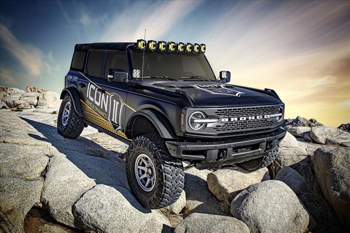 Icon 21+ Bronco Stage 8 CDEV Suspension Lift w/Billet Arms (Sasquatch 2-3")