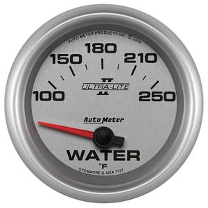 AutoMeter 7737 Ultra-Lite II Electric Water Temperature Gauge