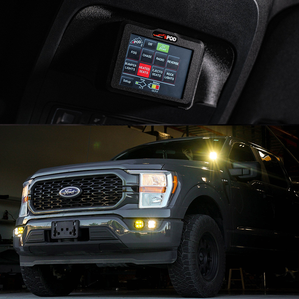 sPOD Touchscreen BantamX Kit for 2021+ F-150 & Raptor (Gen 3)