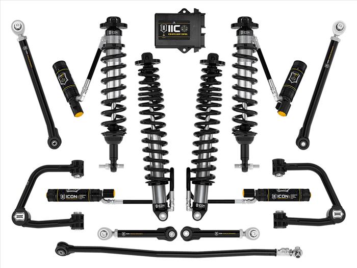 Icon 21+ Bronco Stage 8 CDEV Suspension Lift w/Tubular Arms & Heavy Rate Springs (Non-Sasquatch 3-4")
