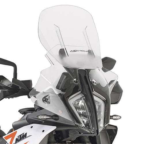 GIVI AF7711 AirFlow Adjustable Windshield (clear) Fits 2023-2024 KTM 890 Adventure/Adventure R