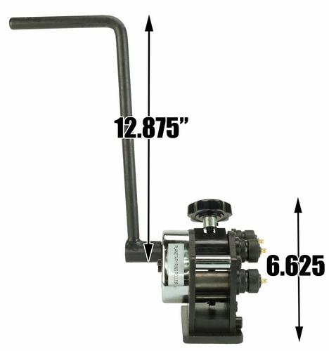 Portable Hand Crank Ring Roller Up to 1/4 Round Stock & 3/16 x 1 Flat  Stock and 3 or Larger Circular Rings Capacity