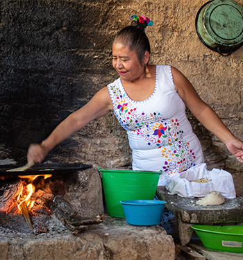 Cooking Tortillas