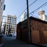 Photograph of Alley (south of Richards, west of Pender).